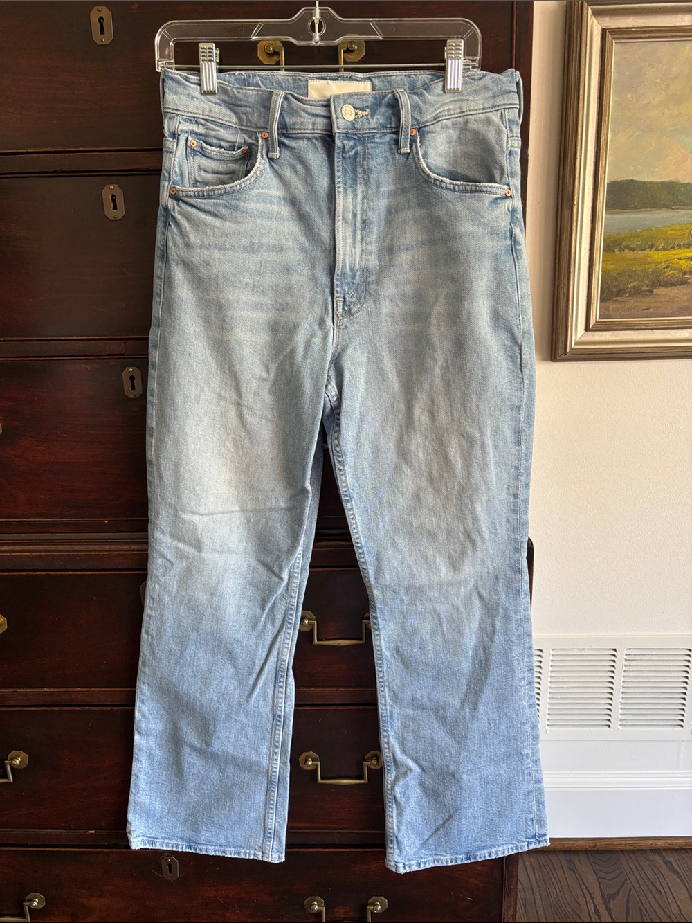 MOTHER Denim The Scooter Ankle in Don’t Be A Square 29